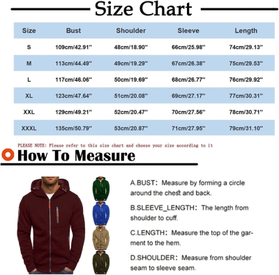 Hombres Sudadera Pullover Oversized Manga Larga Sudadera con Capucha y Cremallera Slim Casual Solid Top Coats de Manga Larga Sudadera Encapuchada Top Jacket Ropa Hombre Sudaderas