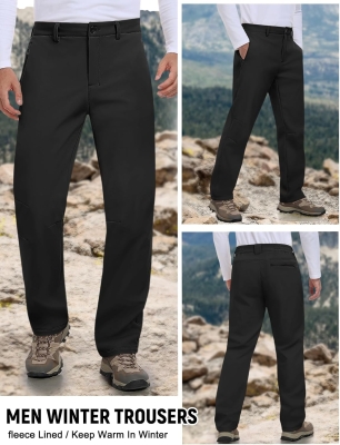 68ffe1d4f2f03529efb58955813fe963c2e9ef08361f352791bb9.jpg Xnova Pantalon Trekking Invierno Hombre Térmicos Pantalones Impermeables Montaña Senderismo de Trabajo Aire Libre Pantalón Forro Polar con Cremallera Cintura Elastica