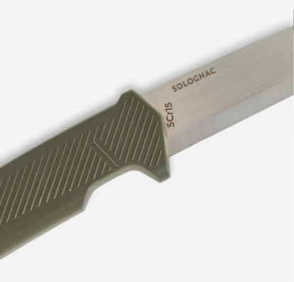 Captura de pantalla 2025-10-31 094707 Cuchillo Caza Solognac SIKA 100 Hoja Fija 10 cm Mango verde