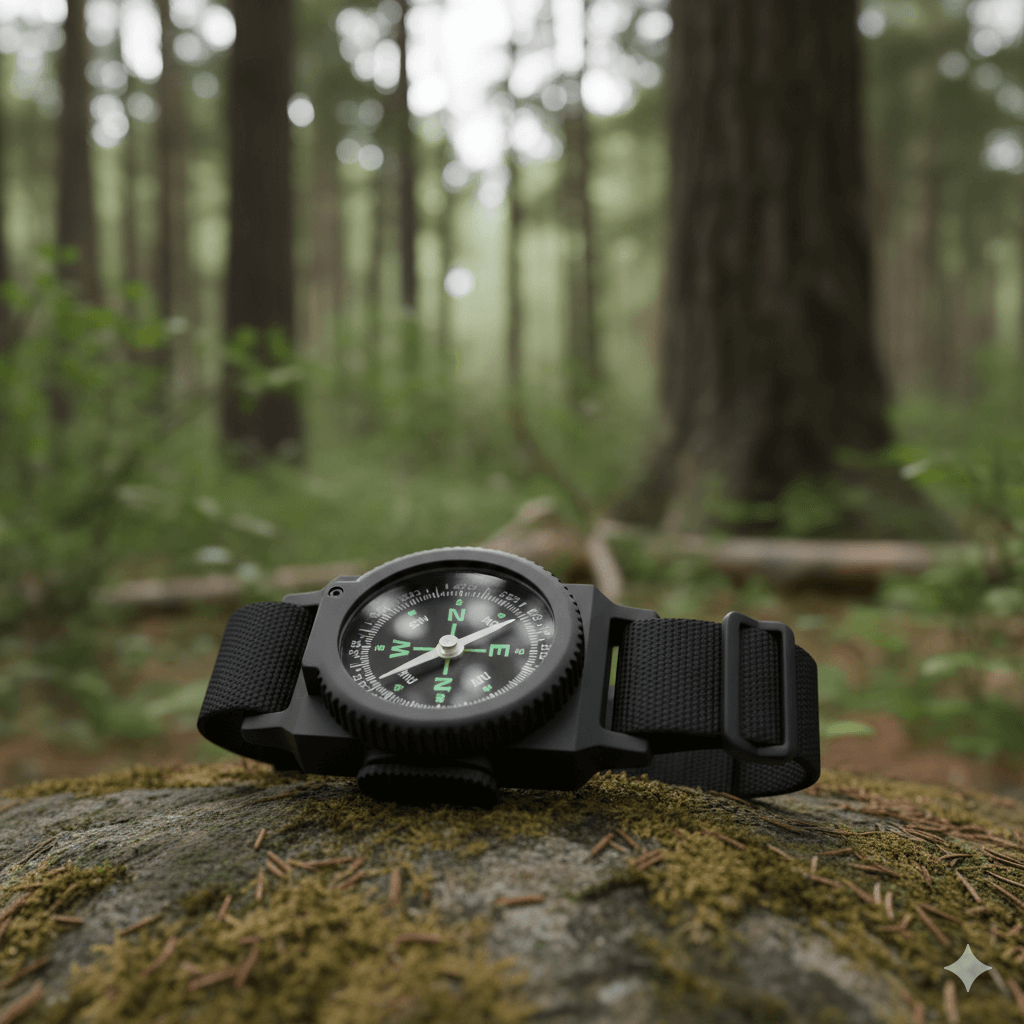 Mil-Tec Brújula táctica para muñeca