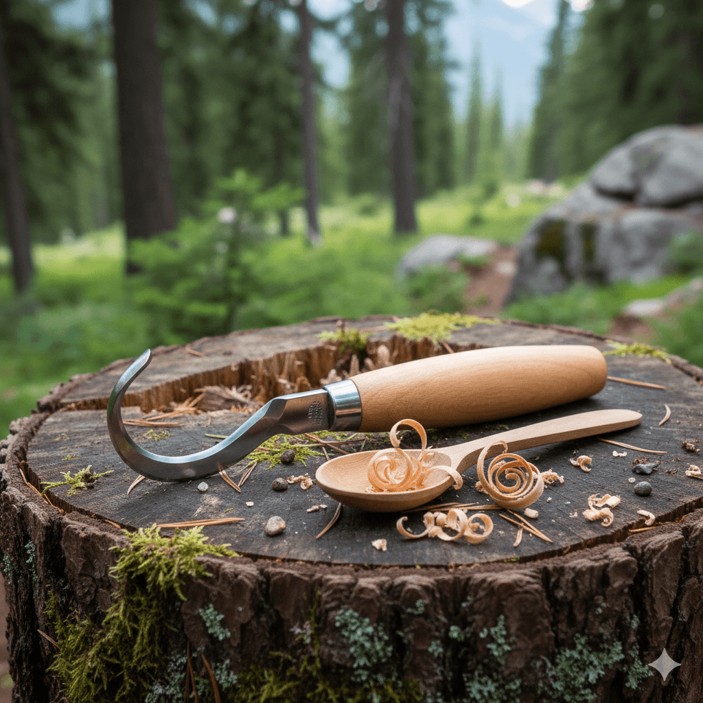 Cuchillos de talla y bushcraft 20 Piezas Juego Herramientas de Talla de Madera, Tallar Madera Gubias para adultos y niños principiantes, Juego de Cuchillos de Tallado con Bloques de Madera Guantes Resistentes