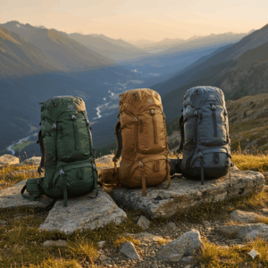 Amesor Mochila para rutear | Mochilas Hombre 35L Gran Capacidad - Camping con Bolsa portabotellas para Viajes Senderismo