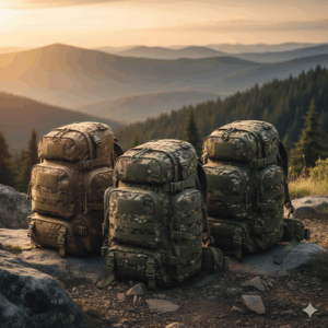 Amesor Mochila para rutear | Mochilas Hombre 35L Gran Capacidad - Camping con Bolsa portabotellas para Viajes Senderismo