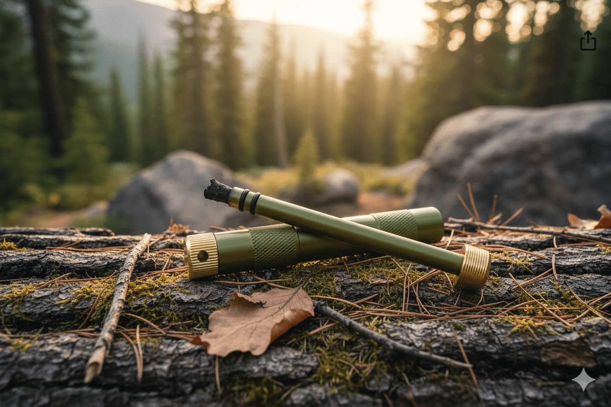 Pistón de fuego - Encendedor de pistón de fuego de metal, manguera de incendio de emergencia de compresión adiabática | Equipo y equipo de supervivencia, herramienta de superv