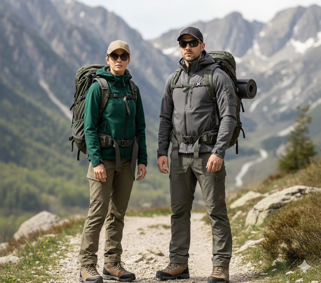 2 Pares Calcetines Hombre Lana Merino Finos – Transpirables, Cómodos, Antibacterianos, para Outdoor, Senderismo, Trekking, Viaje y Trabajo Diario