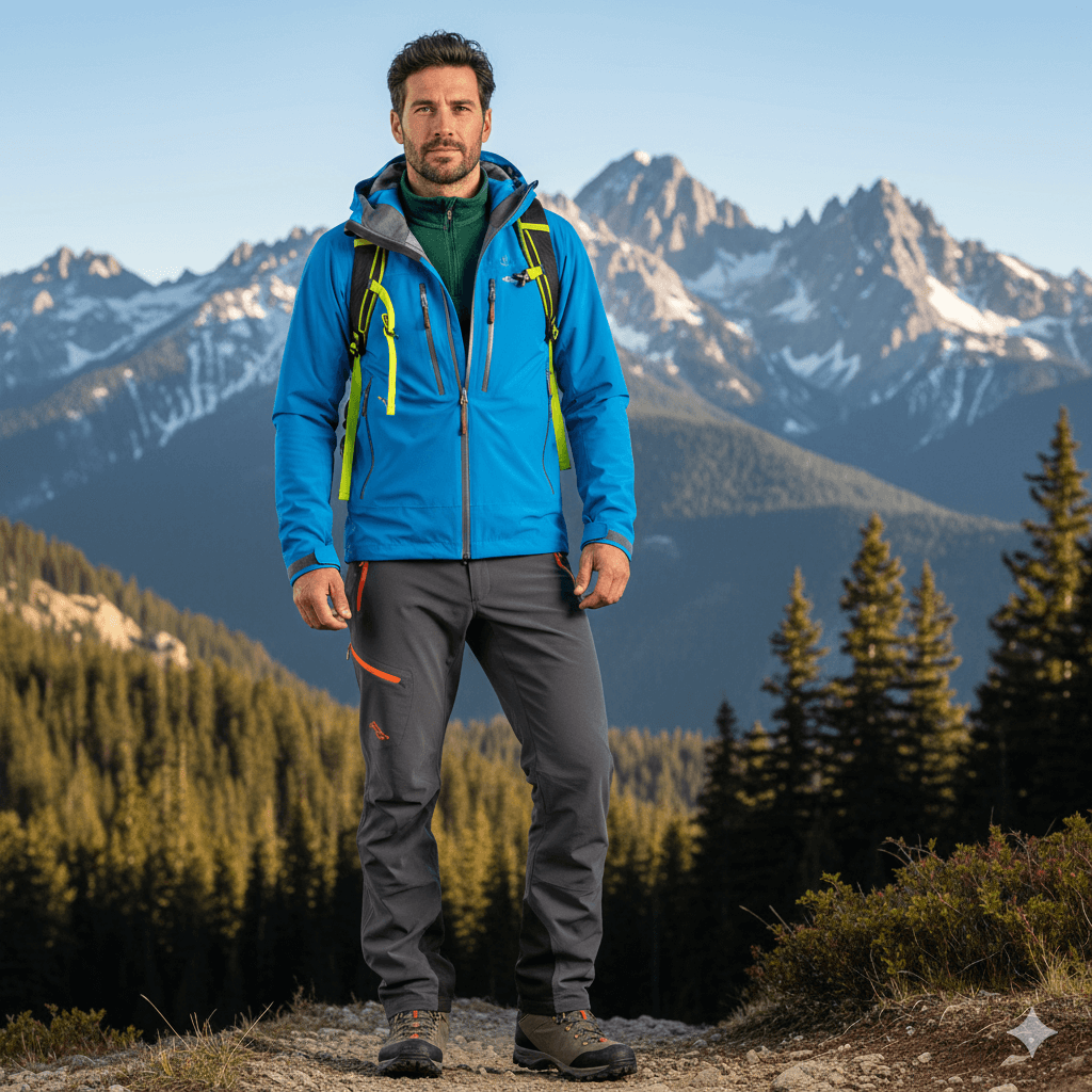 2 Pares Calcetines Hombre Lana Merino Finos – Transpirables, Cómodos, Antibacterianos, para Outdoor, Senderismo, Trekking, Viaje y Trabajo Diario