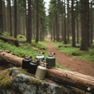 1 soporte para tanque de gas, tanque de gas plegable con 3 hebillas de cordón para acampar al aire libre, senderismo, camping, picnic, cocina, accesorios de herramientas